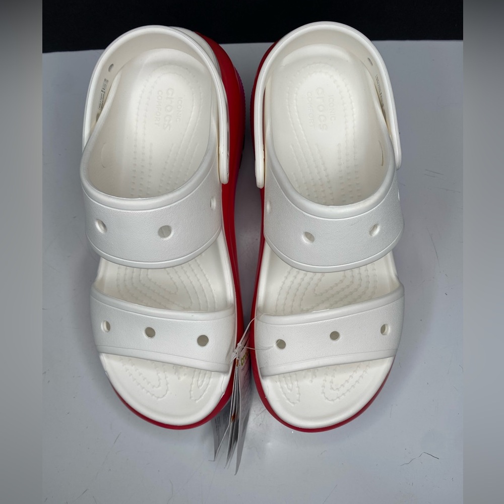 Crocs Classic Mega Crush Sandal Unisex Thick Soled Sandals W 10 M 8 NWT NEW** - Picture 9 of 10